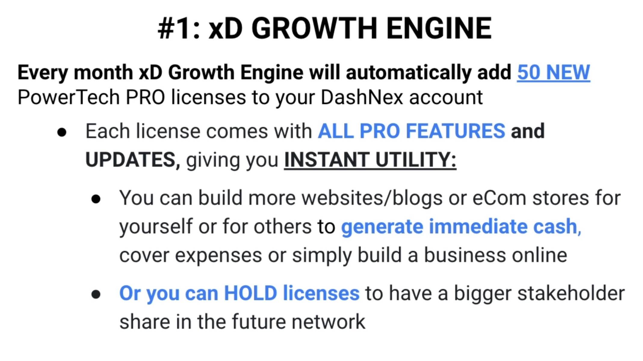 #1: xD Growth Engine